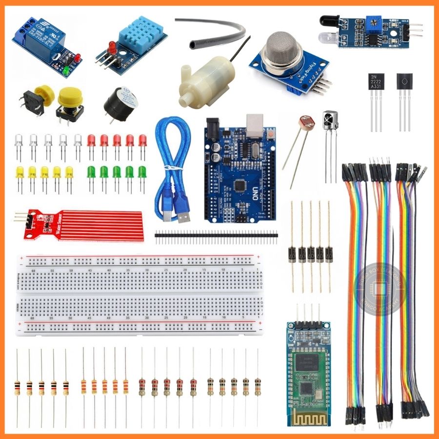 Robo Box (Season 1) - All-in-one beginner robotics kit with essential modules, sensors, and components - Bangladesh(BD)